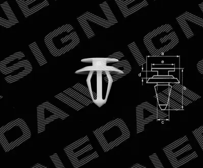 TA710 Пластмасові утримувачі SIGNEDA підбір по vin на Brocar