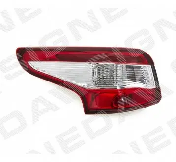 ZDS191308L Задний фонарь NISSAN QASHQAI (J11), 03.14 - 06.17 SIGNEDA подбор по vin на Brocar