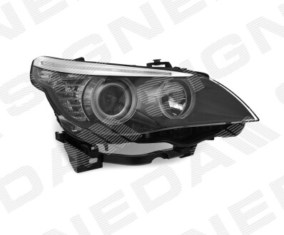 ZBM111310R ПЕРЕДНЯ ФАРА BMW 5 (E60/E61), 03 - 10 SIGNEDA підбір по vin на Brocar