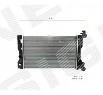 RA613TYA218 РАДИАТОР TOYOTA MATRIX, 09 - SIGNEDA подбор по vin на Brocar