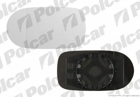 3006541M Вставка наружного зеркала левая=правая POLCAR подбор по vin на Brocar