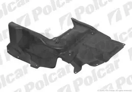 81143415 Левая защита под двигатель T.COR. SDN benz.,02- POLCAR подбор по vin на Brocar