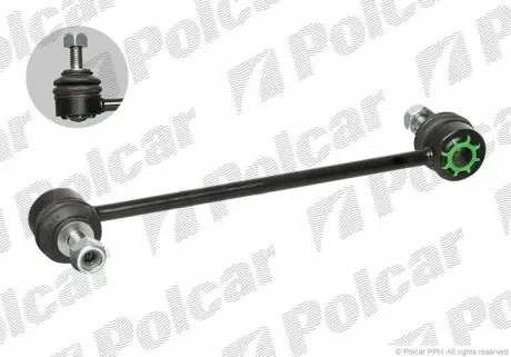 LA227T Стійка стабілізатора лівий=правий POLCAR підбір по vin на Brocar