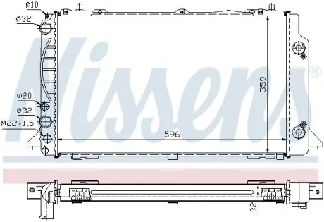60448A Радиатора NISSENS подбор по vin на Brocar