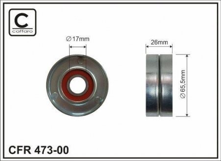 47300 Ролик прив. ремня MINI Cooper (R50/52/53) CAFFARO подбор по vin на Brocar