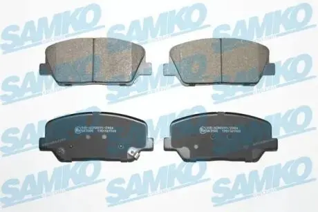 5SP1960 Klocki ham. i30 CEE\'D 16" SAMKO подбор по vin на Brocar