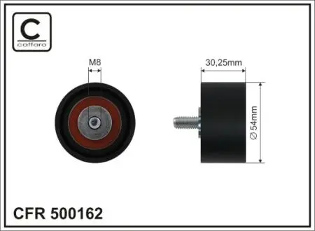 500162 Ролик п/клин. ремня MB E(W211), ML(W164), S(W221) CAFFARO подбор по vin на Brocar