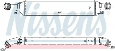 96298 Інтеркулер NISSENS підбір по vin на Brocar