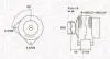 063731147010 ALTERNATOR NISSAN INTERSTAR, OPEL MOVANO, RENAULT LAGUNA II, MASTER II, TRAFIC II 1.9D/2.5D 10.01- SZT MAGNETI MARELLI MAGNETI MARELLI підбір по vin на Brocar