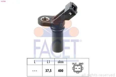 90188 Датчик положения коленвала Ford Transit 2.0-2.3 i 94-> FACET подбор по vin на Brocar