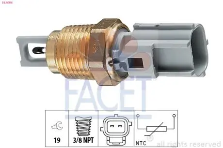 104004 Датчик температури повітря Ford Transit 2.4-2.5 DI/TD/TDE/TDI 94-> FACET підбір по vin на Brocar