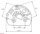 APC4003 CZESCI ALT + ROZRUSZN CZESCI ALT + ROZRUSZN PLASTIKOWA POKRYWA ALTERNATORA / MAGNETI MARELLI -&gt; AS-PL SZT AS-PL AUTO STARTER підбір по vin на Brocar