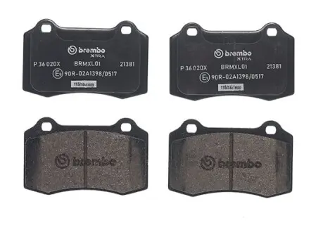 P36020X Гальмівні колодки дискові BREMBO підбір по vin на Brocar