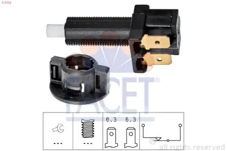 71112 KW 510112 ОСТАНОВКА ВЛАЧНИК СВЯТ- EPS 1.810.112 - FORD ESCORT 95-/FIESTA -95/ОРИОН 1,8 D 91-/КА 96- ГРАНЬ SZT FACET підбір по vin на Brocar