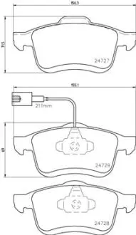 P23130 Тормозные колодки к-кт. BREMBO подбор по vin на Brocar