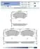 FO682281 KLOCKI HAMULCOWE CHEVROLET IMPALA/TRANS/OPEL SINTRA/PONTIAC TRANS 18MM WVA23358 Z CZUJNIKIEM KPL FOMAR FOMAR підбір по vin на Brocar