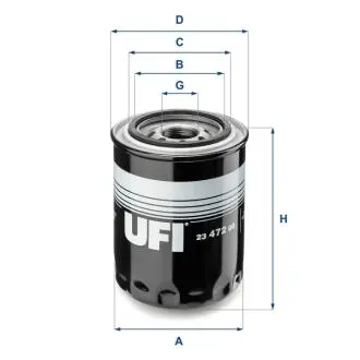 2347200 Масляный фильтр UFI подбор по vin на Brocar