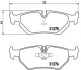 P36008 Тормозные колодки к-кт. BREMBO підбір по vin на Brocar