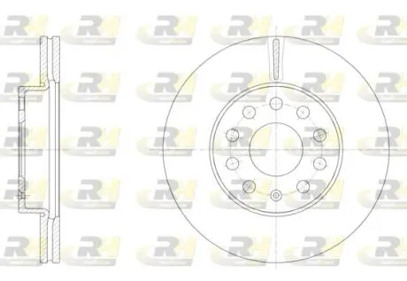 6158610 Гальмівний диск ROADHOUSE підбір по vin на Brocar