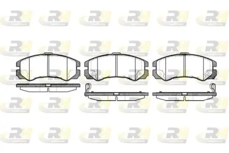242522 Тормозные колодки дисковые ROADHOUSE підбір по vin на Brocar