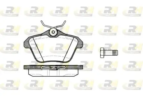 258110 Гальмівні колодки дискові ROADHOUSE підбір по vin на Brocar