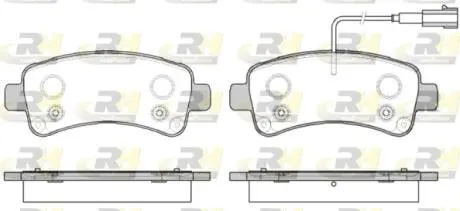2158802 Гальмівні колодки дискові ROADHOUSE підбір по vin на Brocar