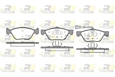 258921 Тормозные колодки дисковые ROADHOUSE подбор по vin на Brocar
