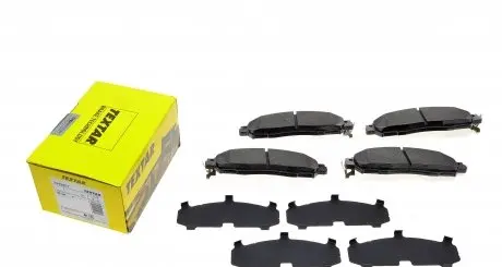 2243901 Колодки тормозные (передние) Nissan NP300 Navara 15- (Akebono) TEXTAR подбор по vin на Brocar