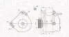 063731818010 ALTERNATOR 12V AUDI/SEAT/SKODA/VOLKSWAGEN 1.6/1.8/2.0 FSI/TFSI 2003 -&gt; SZT MAGNETI MARELLI MAGNETI MARELLI підбір по vin на Brocar