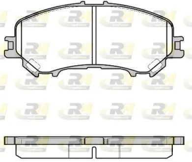 2131822 Комплект тормозных колодок, дисковый тормоз ROADHOUSE подбор по vin на Brocar