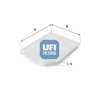 5301800 Фильтр салона UFI подбор по vin на Brocar