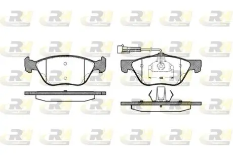 258902 Тормозные колодки дисковые ROADHOUSE подбор по vin на Brocar