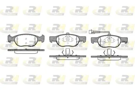 258811 Тормозные колодки дисковые ROADHOUSE подбор по vin на Brocar