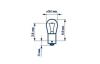 176443000 Автолампа P21W 24V 21W BA15s Heavy Duty NARVA підбір по vin на Brocar