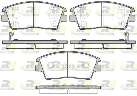 2167602 Гальмівні колодки дискові ROADHOUSE підбір по vin на Brocar