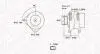 ALTERNATOR 12V NISSAN PRIMERA/MEGANE II/SCENIC 1.9 DCI 2002 -> SZT MAGNETI MARELLI 063731814010