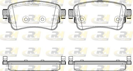 2172000 Гальмівні колодки дискові ROADHOUSE підбір по vin на Brocar