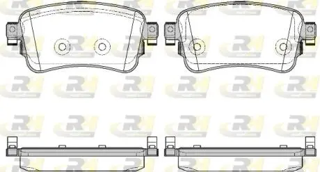 2172000 Гальмівні колодки дискові ROADHOUSE підбір по vin на Brocar