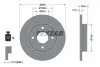 92292803 Диск тормозной (задний) Ford Fiesta 17- (253x12) PRO TEXTAR підбір по vin на Brocar