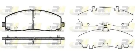 2148404 Тормозные колодки, к-кт. ROADHOUSE подбор по vin на Brocar