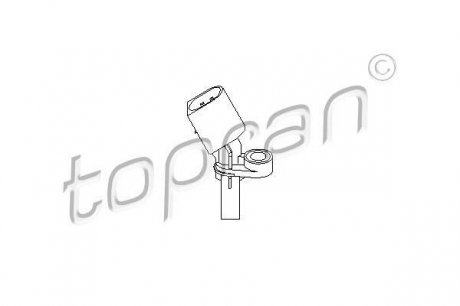 110606 Датчик, частота вращения колеса TOPRAN подбор по vin на Brocar