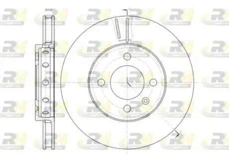 6148410 Тормозной диск ROADHOUSE подбор по vin на Brocar