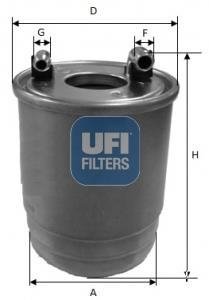2411100 Топливный фильтр UFI подбор по vin на Brocar