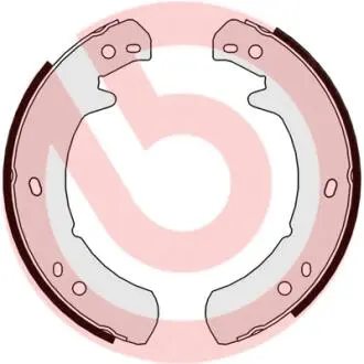 S44507 Гальмівні колодки барабанні BREMBO підбір по vin на Brocar