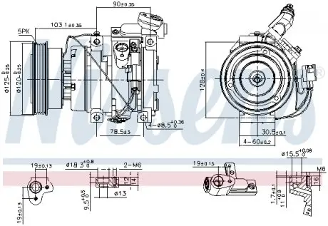 89576 Компрессор NISSENS підбір по vin на Brocar