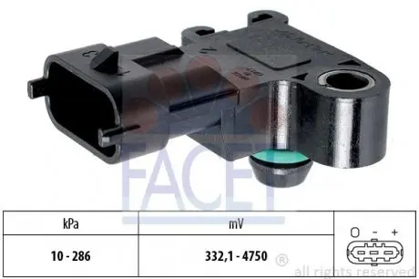 103234 Датчик абсолютного давления(MAP) FACET подбор по vin на Brocar