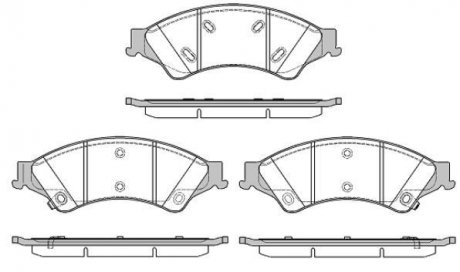 2152402 Комплект тормозных колодок, дисковый тормоз ROADHOUSE подбор по vin на Brocar