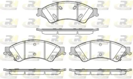 2152402 Комплект тормозных колодок, дисковый тормоз ROADHOUSE подбор по vin на Brocar