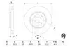0986479239 Тормозной диск пер. CITROEN C1, PEUGEOT 107, TOYOTA AYGO(247*20) BOSCH підбір по vin на Brocar