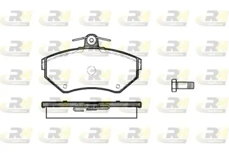 263110 Гальмівні колодки дискові ROADHOUSE підбір по vin на Brocar